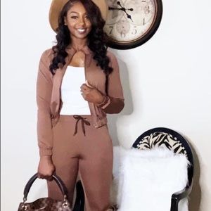 2 pc Brown Jogger Small to XLarge Available